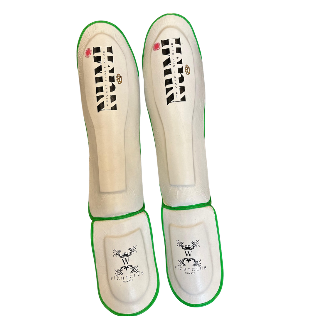 White NARO SHIN GUARDS