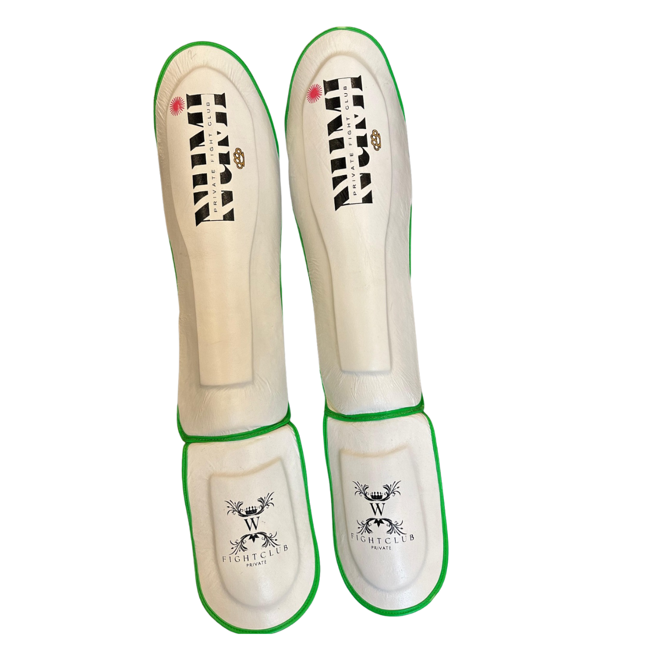 White NARO SHIN GUARDS