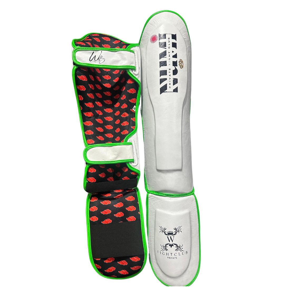 White NARO SHIN GUARDS