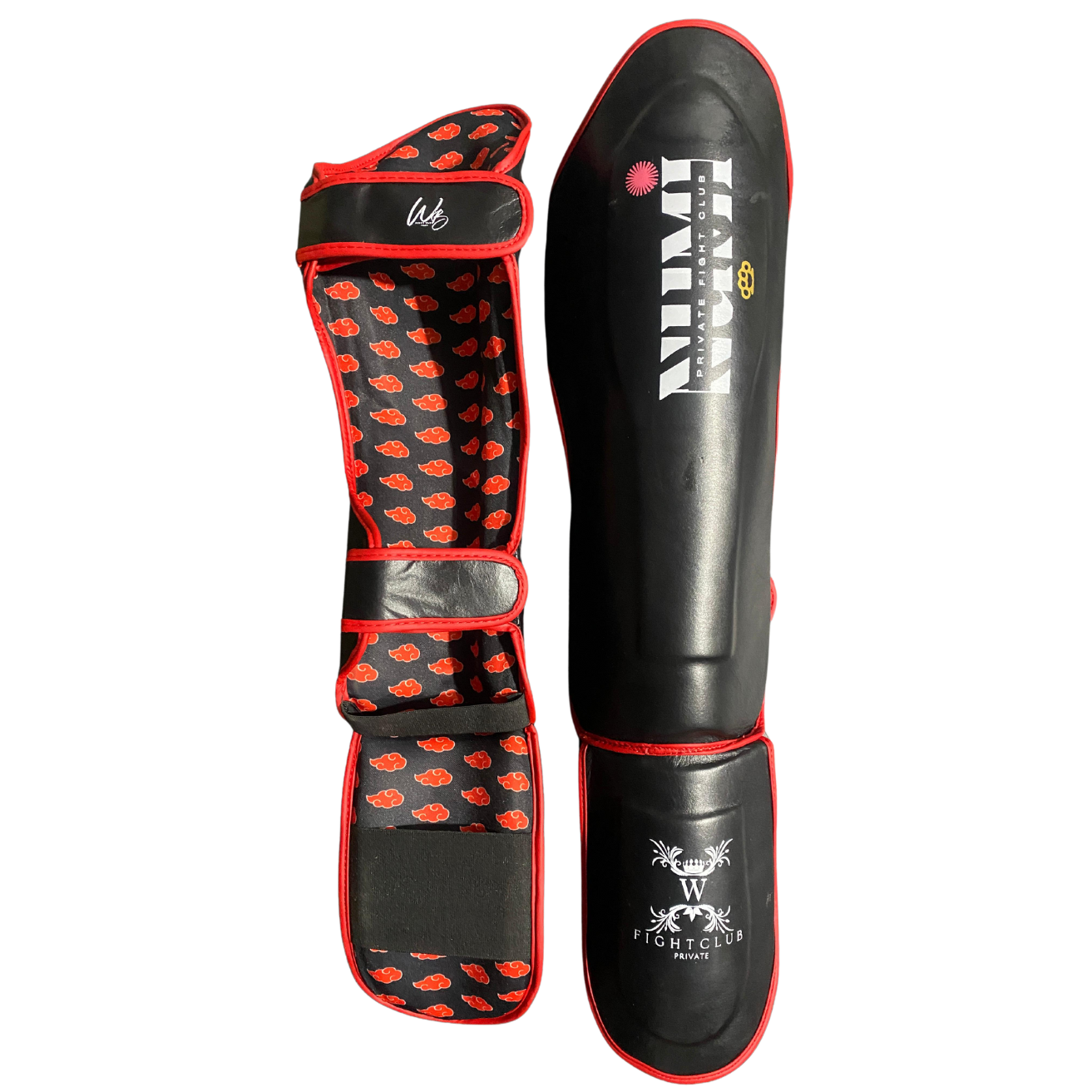 Red NARO SHIN GUARDS