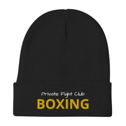 Boxing Embroidered Beanie