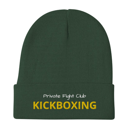 KICKBOXING Embroidered Beanie