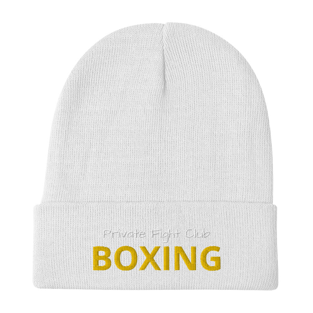 Boxing Embroidered Beanie