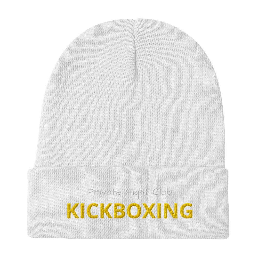 KICKBOXING Embroidered Beanie