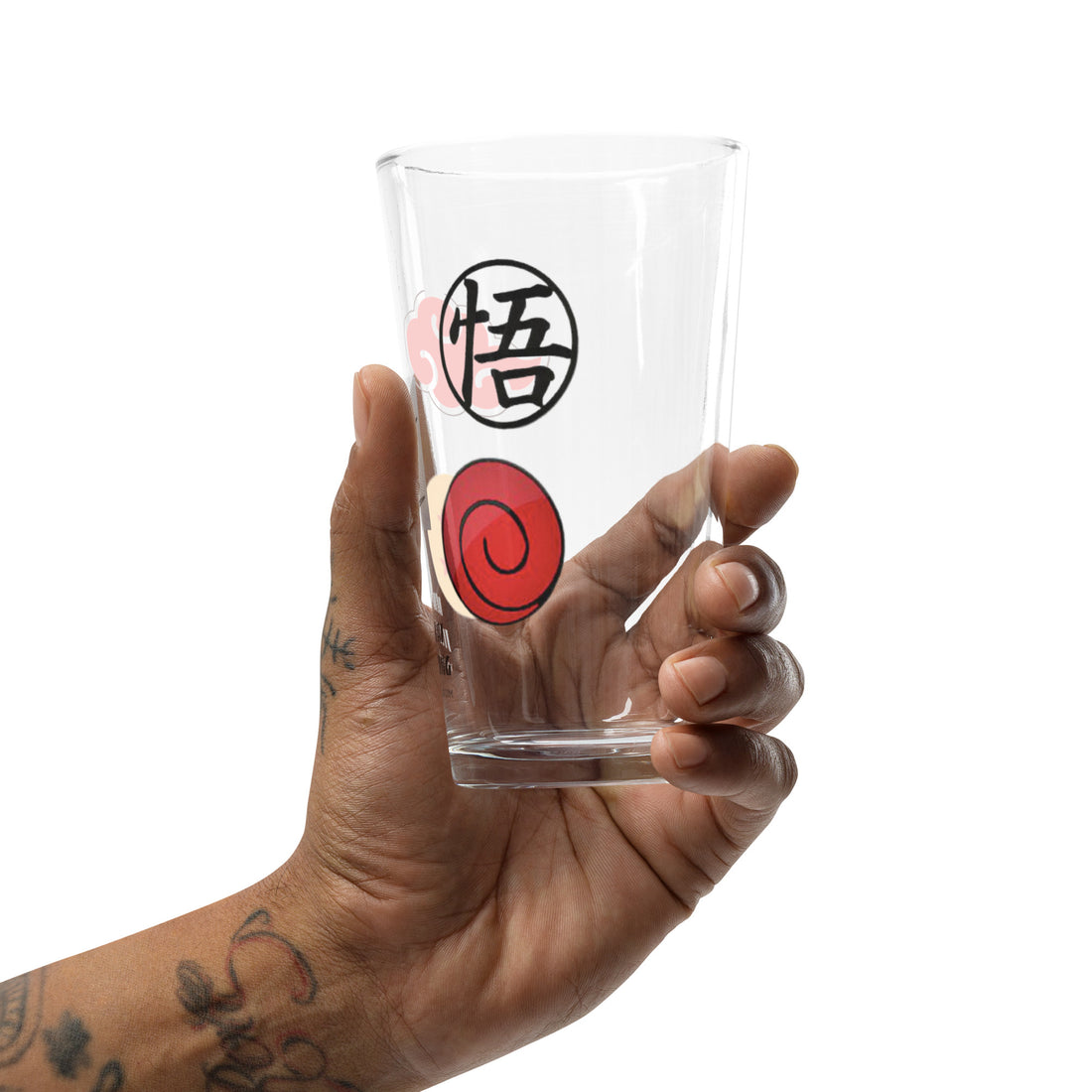 Symbols Shaker pint glass