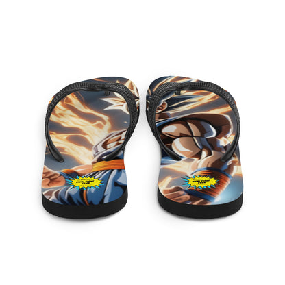 AI DBZ Flip-Flops