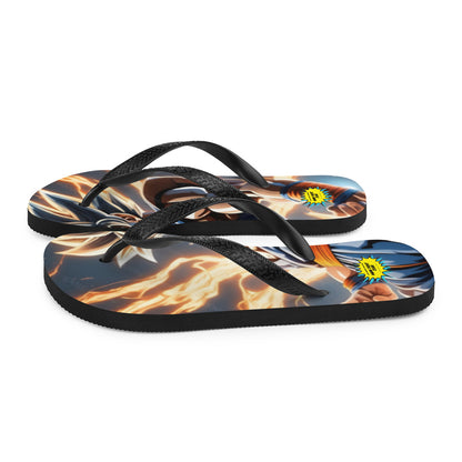 AI DBZ Flip-Flops