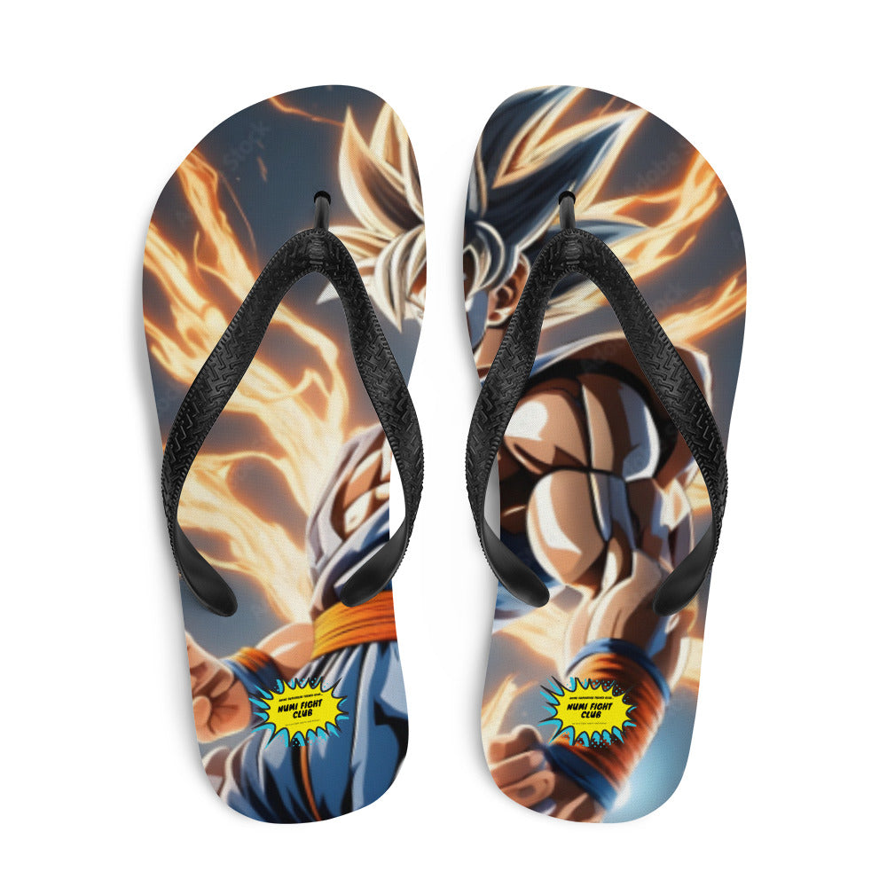 AI DBZ Flip-Flops